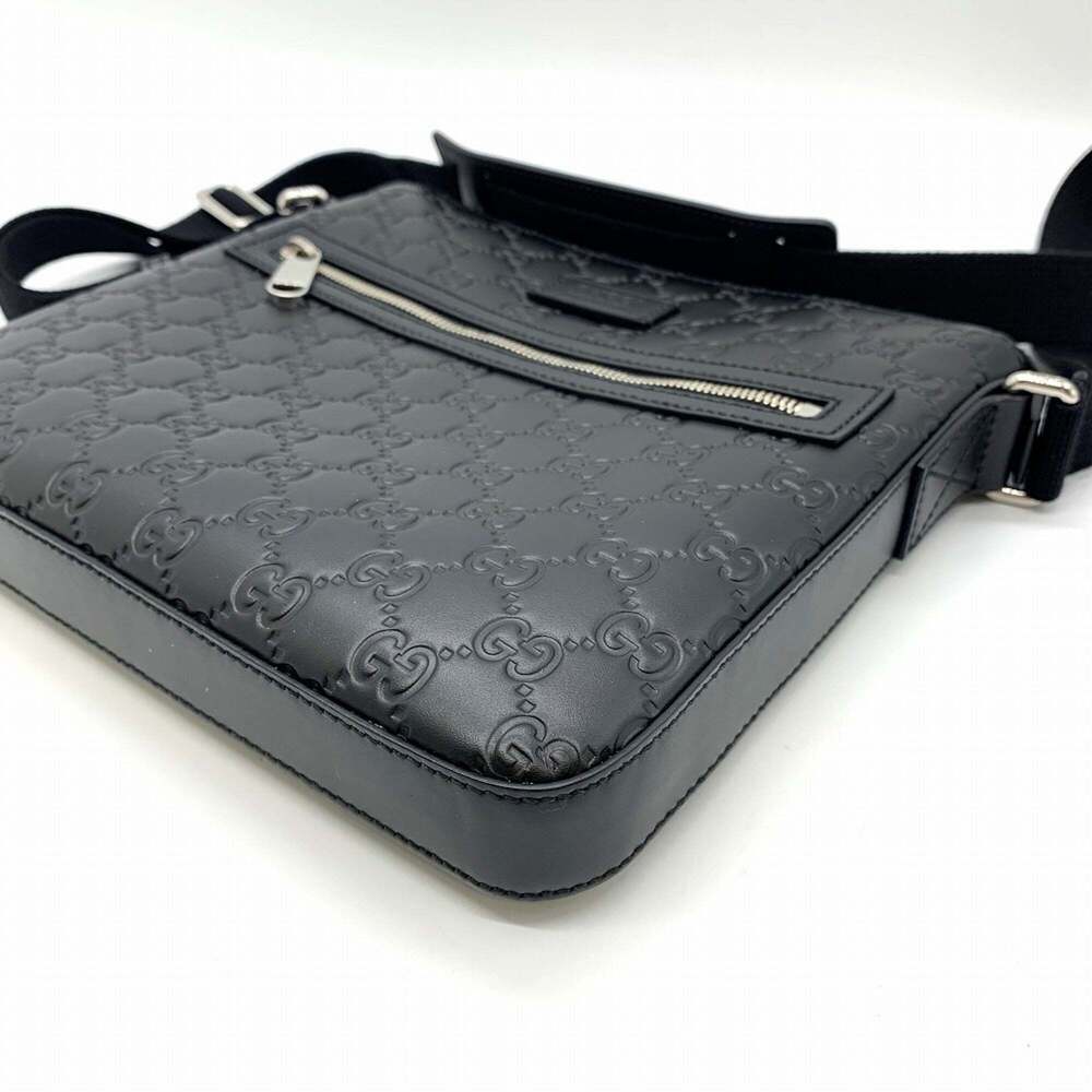 GUCCI Black Leather Shoulder Bag - Picture 3 of 8
